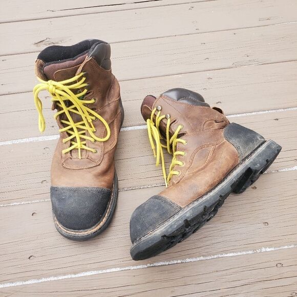 Red Wing Shoes Worx‎ Gravel Men’s 8″ Brown Leather General Utility Work Boots 13 main image 7